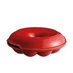 EMILE HENRY Керамична кръгла форма за печене на питки "CROWN BAKER" - Ø 30,5 см - цвят червен