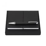 Hugo Boss Комплект химикалка и тефтер Storyline, A6, черни