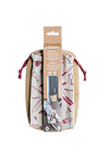 PEBBLY Комплект за колбаси - дъска, нож и торбичка за съхранение