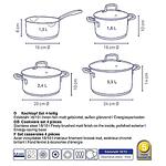 KELA Комплект съдове за готвене “Flavoria“ - 7 части
