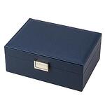 Кутия за бижута цвят тъмно син - ROSSI