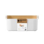 UMBRA Органайзер за гримове и аксесоари “BELLWOOD“ - размер 28х17 см - цвят бял / натурален