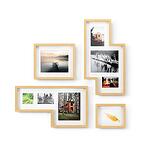 UMBRA Комплект от 4 бр. рамки за снимки “MINGLE GALLERY“ - цвят натурален