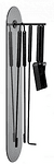 BLOMUS Комплект за камина за стенен монтаж ASHI - 5 части, цвят черен