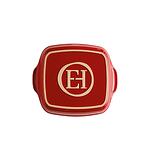 EMILE HENRY Керамична тава "SQUARE OVEN DISH"- 22х22см - цвят червен