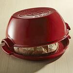 EMILE HENRY Керамична форма за печене на хляб "ROUND BREAD BAKER" - цвят червен