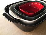 EMILE HENRY Керамична тава "INDIVIDUAL OVEN DISH"- 22х15см - цвят черен