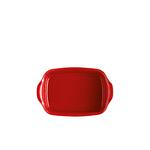 EMILE HENRY Керамична тава "INDIVIDUAL OVEN DISH"- 22х15см - цвят червен
