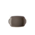EMILE HENRY Керамична тава "INDIVIDUAL OVEN DISH"- 22х15см - цвят сиво-бежов