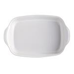 EMILE HENRY Керамична тава "LARGE RECTANGULAR OVEN DISH" - 42х28 см - цвят бял