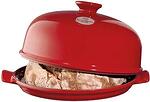 EMILE HENRY Керамична форма за печене на хляб "BAKER CLOCHE" - цвят червен