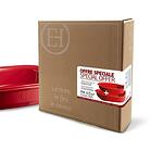 EMILE HENRY Комплект от 2 броя керамични форми за печене "OVAL OVEN DISH " -цвят червен