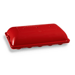 EMILE HENRY Керамична форма за печене на мини багети "MINI - BAGUETTE BAKER" - цвят червен