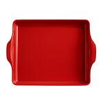 EMILE HENRY Керамична форма за печене на фокача "FOCACCIA BREAD BAKER"  - 40х31 см - цвят червен
