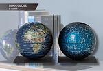 Комплект глобуси Troika - BOOKGLOBE, син/мат, съзвездия