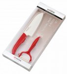 KYOCERA Комплект нож с белачка в кутия - червен