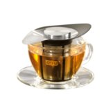 GEFU Стоманен филтър за чай с подложка “ARMONIA“
