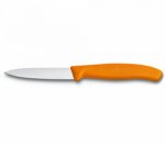 Нож за белене Victorinox SwissClassic 8 см., гладко острие, оранжев 6.7606.L119