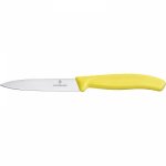 Нож за белене Victorinox SwissClassic 10 см., гладко острие, жълт 6.7706.L118