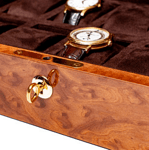 Кутия за часовници Rapport London Est. 1898 WATCH COLLECTOR BURR WALNUT
