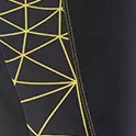 Black with Yellow Geometry