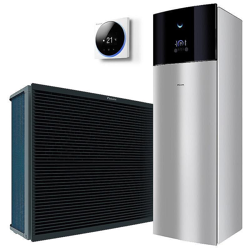 Термопомпа Daikin Altherma 3 H HT EPRA18DV3 / ETVX16S23D6VG, 9kW, хидробокс с бойлер, отопление, охлаждане и БГВ