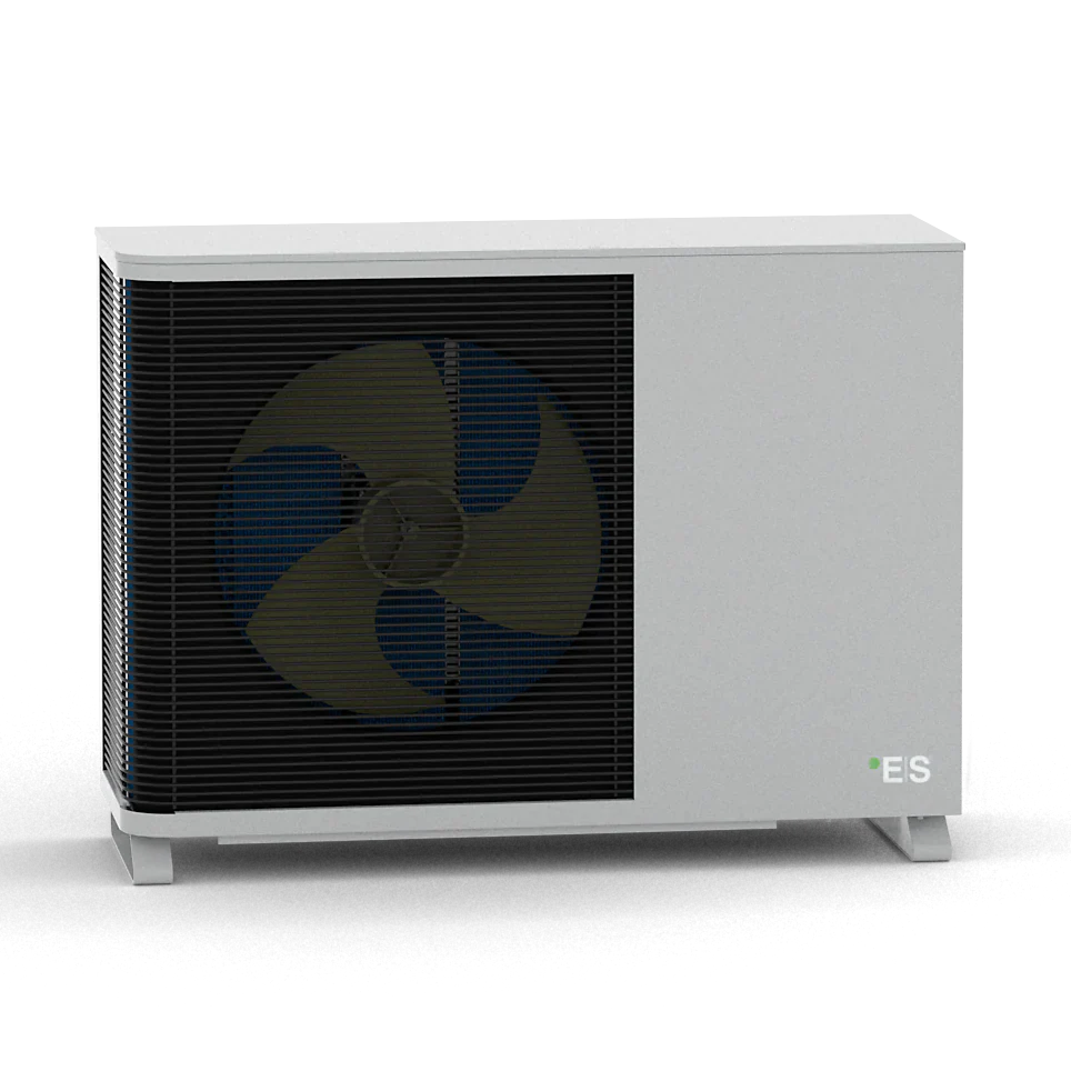 Термопомпа ES Energy Save AWST12-R32-S-V8, 12kW, хидробокс с бойлер, бивалентно отопление, охлаждане и БГВ