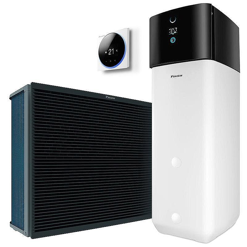 Термопомпа Daikin Altherma 3 H HT EPRA18DV3 / ETSXB16P30D, 9kW, хидробокс с бойлер, бивалентно отопление, охлаждане и БГВ