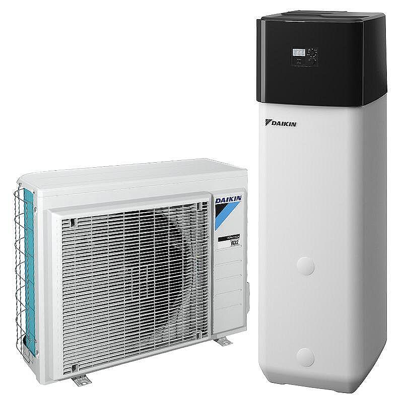 Термопомпа Daikin Altherma 3 R ERGA06EV / EHSX08P30D3, 6kW, хидробокс с бойлер, отопление, охлаждане и БГВ