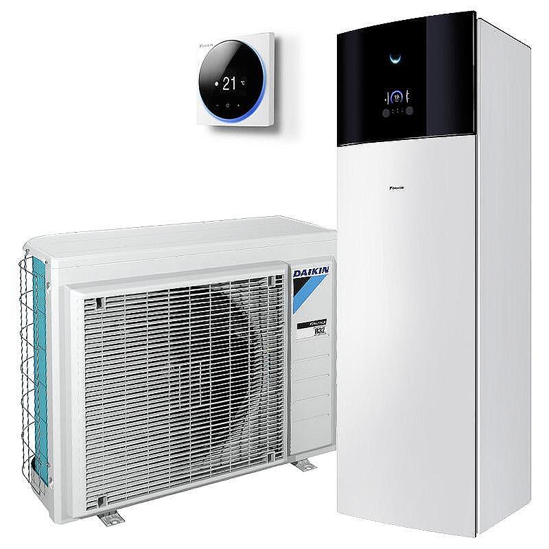 Термопомпа Daikin Altherma 3 R F ERGA06EV / EHVX08S23E6V, 6kW, хидробокс с бойлер, отопление, охлаждане и БГВ