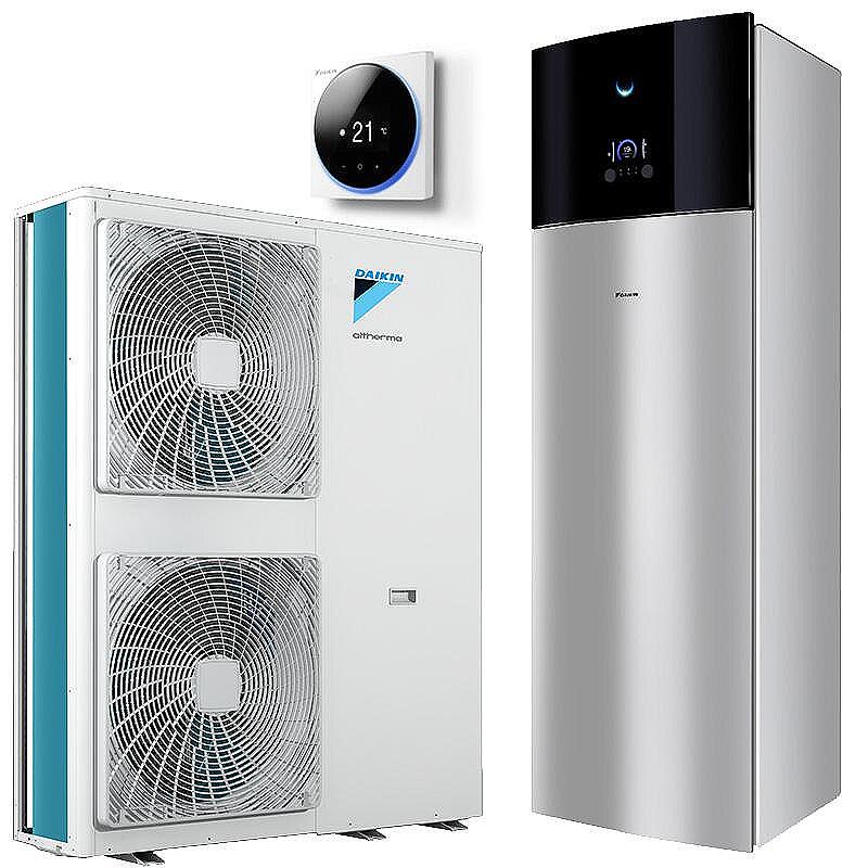 Термопомпа Daikin Altherma 3 H F EPGA14DV / EAVX16S18D9WG, 14kW, хидробокс с бойлер, отопление, охлаждане и БГВ