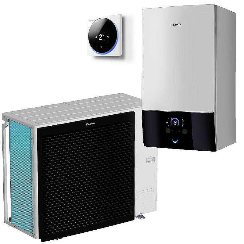 Термопомпа Daikin Altherma 3 R W ERLA14DW1 / EBBH16D9W, 14kW, хидробокс, отопление и БГВ
