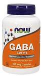 GABA - ВИТАМИН B6 - 500мг-100 капс Now Foods