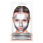 SILVER DETOX Детоксикираща метална маска за смесена и мазна кожа, 8 гр. - Bielenda Полша
