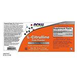 Цитрулин малат на прах 113 г Now Foods L-Citrulline