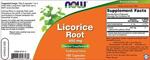 Сладък корен 450 мг 100 веге капс Now Foods Licorice Root