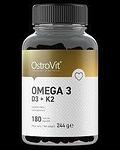 ОМЕГА 3 + D3 + K2 капсули 180 -OstroVit Omega / Полша