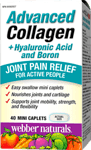 Advanced Collagen + Hyaluronic Acid and Boron/ Колаген + Хиалуронова киселина и Бор, 40 мини каплети