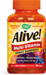 Nature's Way, ALIVE, Multi-Vitamin Adult Gummies, 100 mg x 90 желирани таблетки