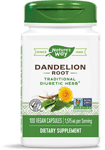 Nature's Way, Dandelion Root/ Глухарче, 525 mg, 100 капсули