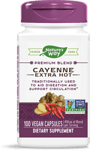 Nature's Way, Cayennet, СУПЕР ЛЮТ ЧЕРВЕН ПИПЕР 450 mg, 100 капсули