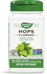 Nature's Way, Hops Flowers, Хмел (цвят) 310 mg x 100 капсули
