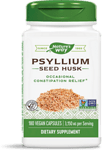 Nature's Way, Psyllium Husks, Хуск (люспи), 525 mg x 180 капсули
