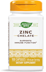 Nature's Way, Zinc Chelate, Цинк Хелат 30 mg x 100 капсули