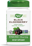 Nature's Way, Black Elderberry, Черен бъз, 575 mg x 100 капсули