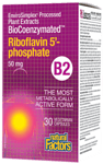 Natural Factors, Витамин В2 Рибофлавин-5-фосфат 50 mg, 30 капсули