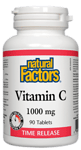 Natural Factors, Витамин C, 1000 мг, 90 таблетки