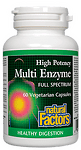 Natural Factors, Мулти Ензим Full Spectrum 450 mg x 60 V капсули