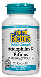 Natural Factors, АЦИДОФИЛУС БИФИДУС, 90 капсули