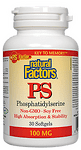 ПиЕс Фосфатидил Серин 100 мг 30 капсули Natural Factors